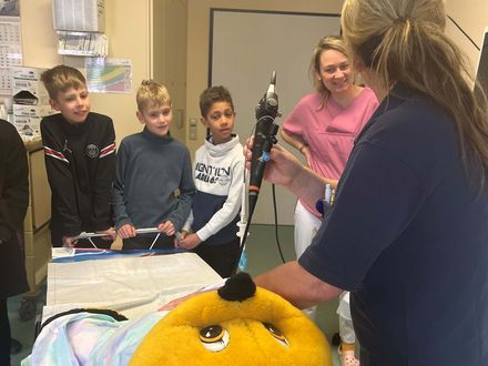 Projekttag im Krankenhaus