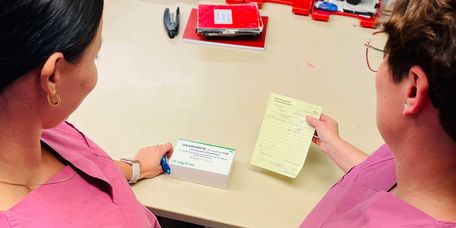 Abgleichen des Rezepts